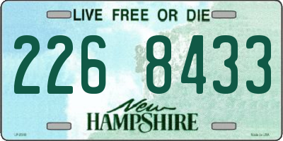 NH license plate 2268433
