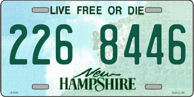 NH license plate 2268446