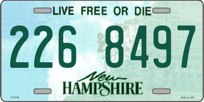 NH license plate 2268497