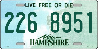 NH license plate 2268951
