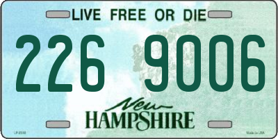 NH license plate 2269006