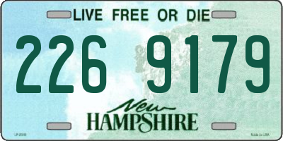 NH license plate 2269179