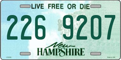 NH license plate 2269207