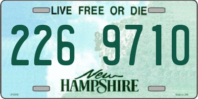 NH license plate 2269710