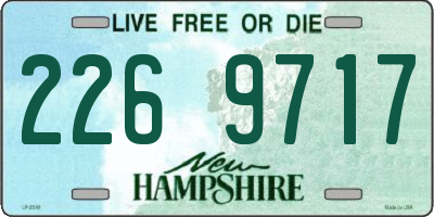 NH license plate 2269717