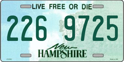NH license plate 2269725