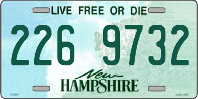 NH license plate 2269732