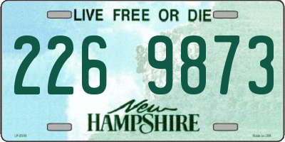 NH license plate 2269873
