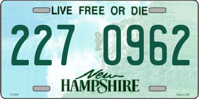 NH license plate 2270962