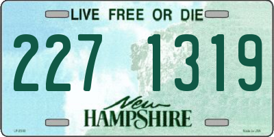 NH license plate 2271319