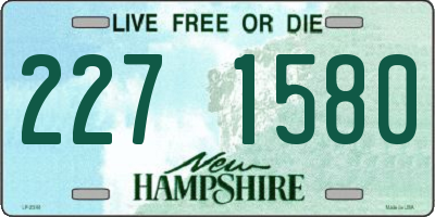 NH license plate 2271580
