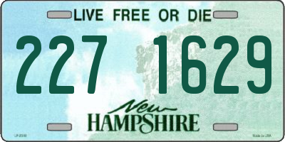 NH license plate 2271629