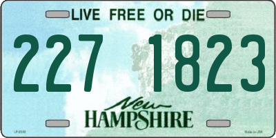 NH license plate 2271823