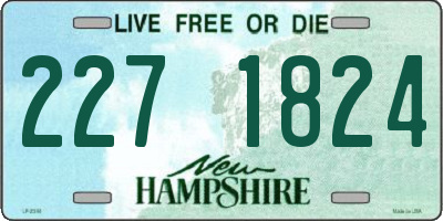 NH license plate 2271824