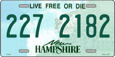 NH license plate 2272182
