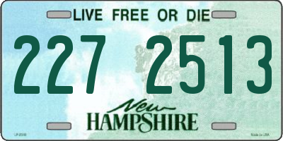NH license plate 2272513