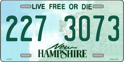 NH license plate 2273073