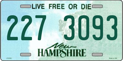 NH license plate 2273093