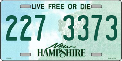 NH license plate 2273373