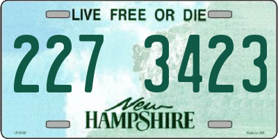 NH license plate 2273423