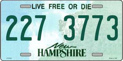 NH license plate 2273773