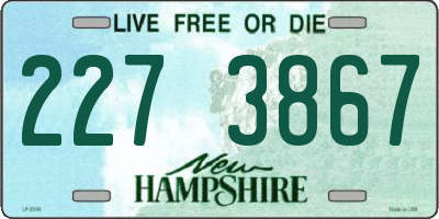NH license plate 2273867