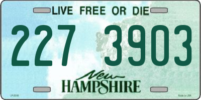 NH license plate 2273903