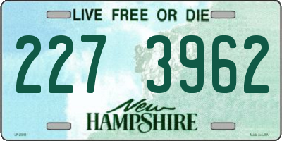 NH license plate 2273962