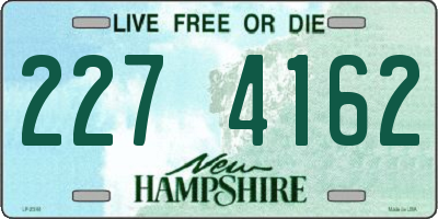 NH license plate 2274162
