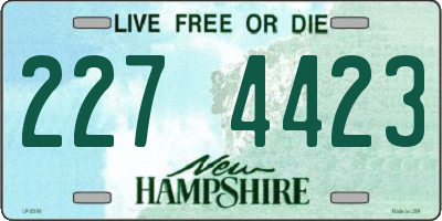 NH license plate 2274423