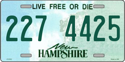 NH license plate 2274425