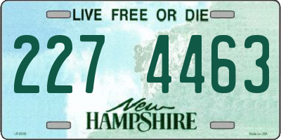NH license plate 2274463