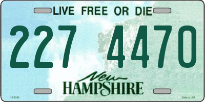NH license plate 2274470