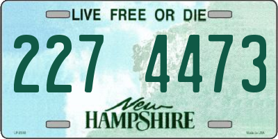 NH license plate 2274473