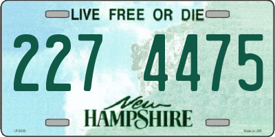 NH license plate 2274475