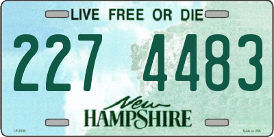 NH license plate 2274483