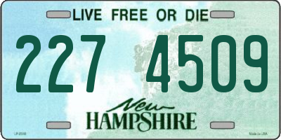 NH license plate 2274509