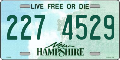 NH license plate 2274529