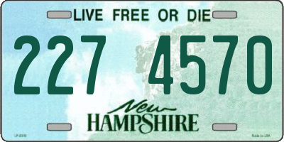 NH license plate 2274570