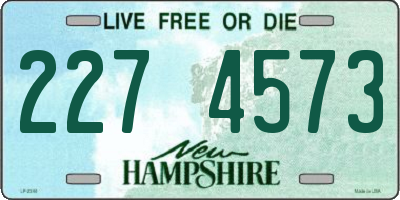 NH license plate 2274573