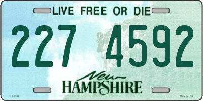 NH license plate 2274592
