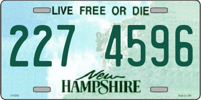 NH license plate 2274596