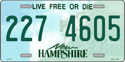 NH license plate 2274605