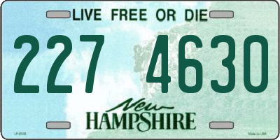 NH license plate 2274630