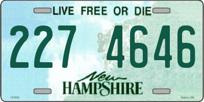 NH license plate 2274646
