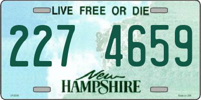 NH license plate 2274659