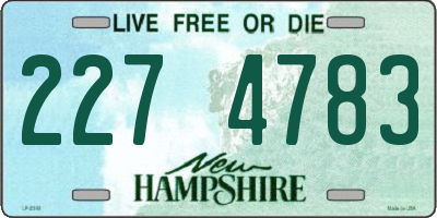 NH license plate 2274783