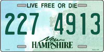NH license plate 2274913