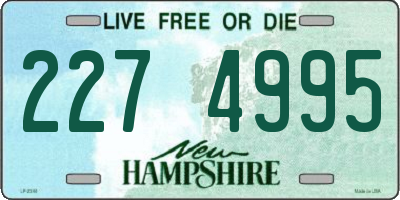 NH license plate 2274995