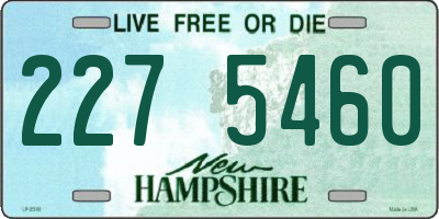 NH license plate 2275460